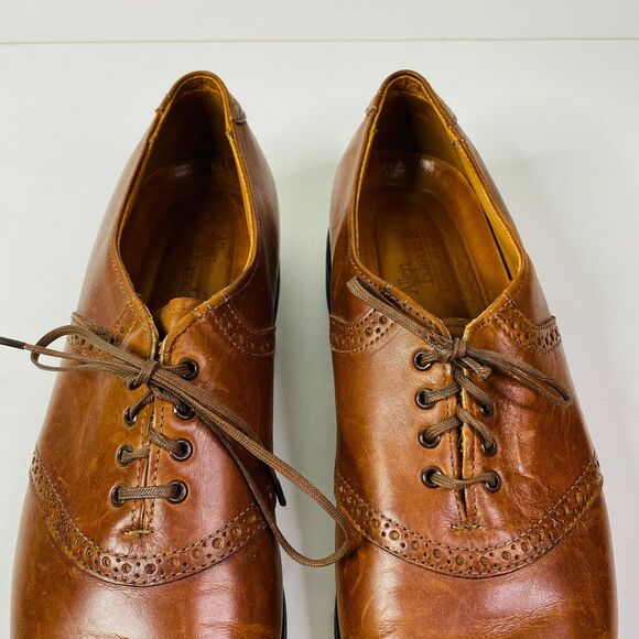 Allen Edmonds Size 11‎ AA Cap-Toe Oxford Dress Shoe Walnut Brown - Picture 5 of 9